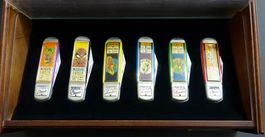 MARVEL COMPLETE SET 6 KNIVES SPIDER-MAN HULK THOR CA 1997