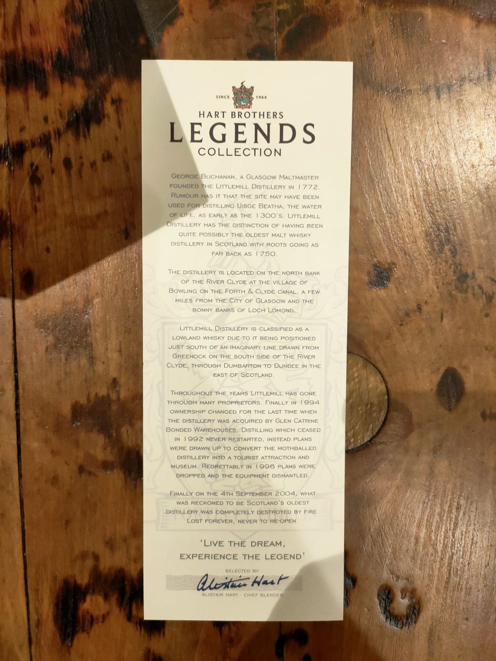 Macallan Bevande alcoliche: Macallan 28y 51.1% LEGENDS Hart Brothers 70cl – Nuovo e nell'imballaggio originale da Aarwangen venduto da Muellerli76 2