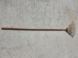 Vintage Laubrechen Metall aus den 1980er Jahren