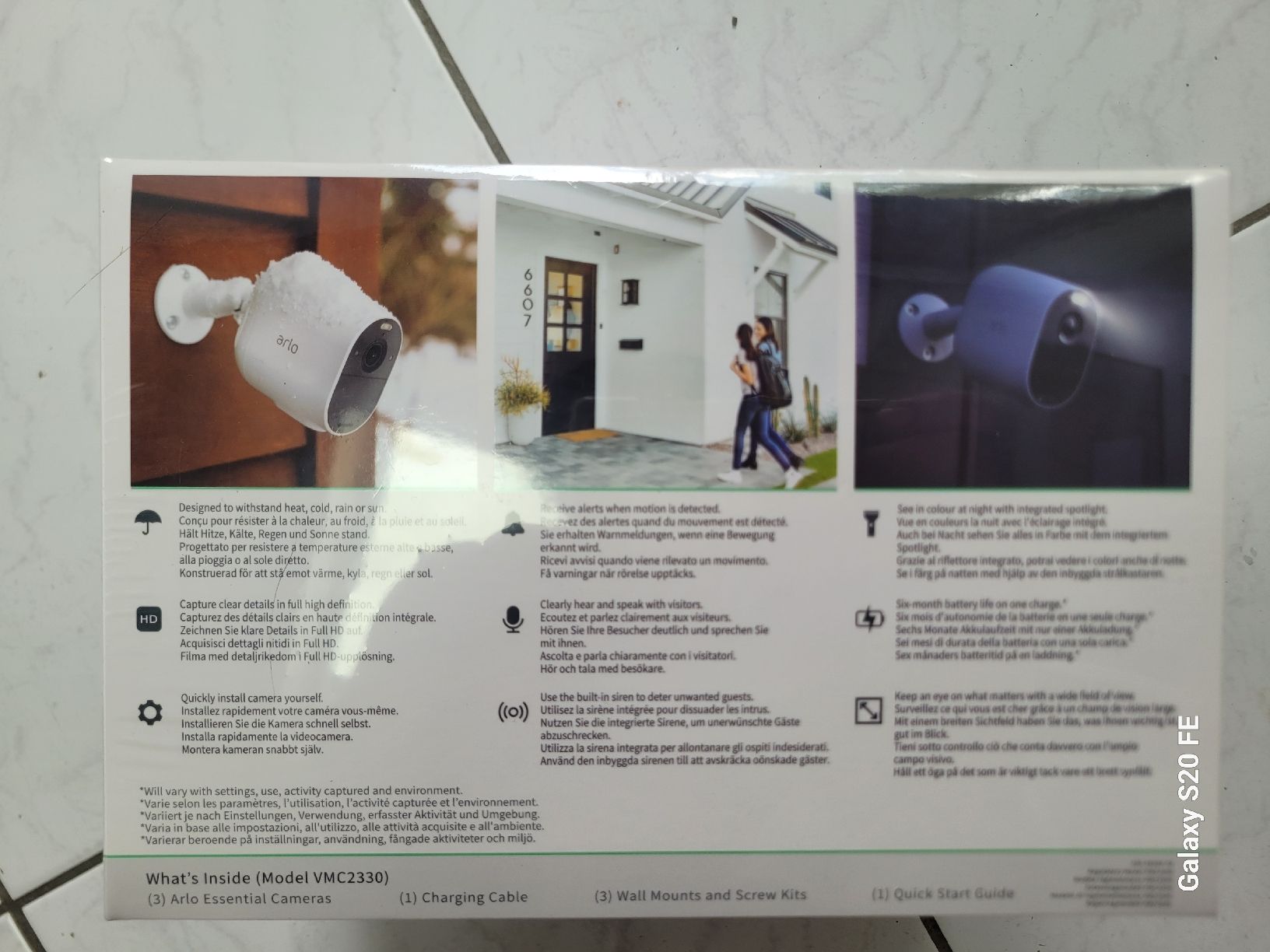 Arlo Caméscopes: Arlo Essential Spotlight Camera 3 Pack Neuf sous blaster – Neuf avec emballage d'origine à Satigny par bil_97vl 3