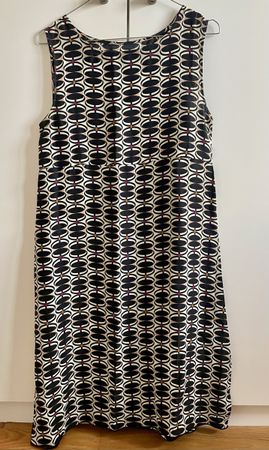 Sommerkleid (Maliparmi?) schwarz bunt gemustert Gr. 36/S
