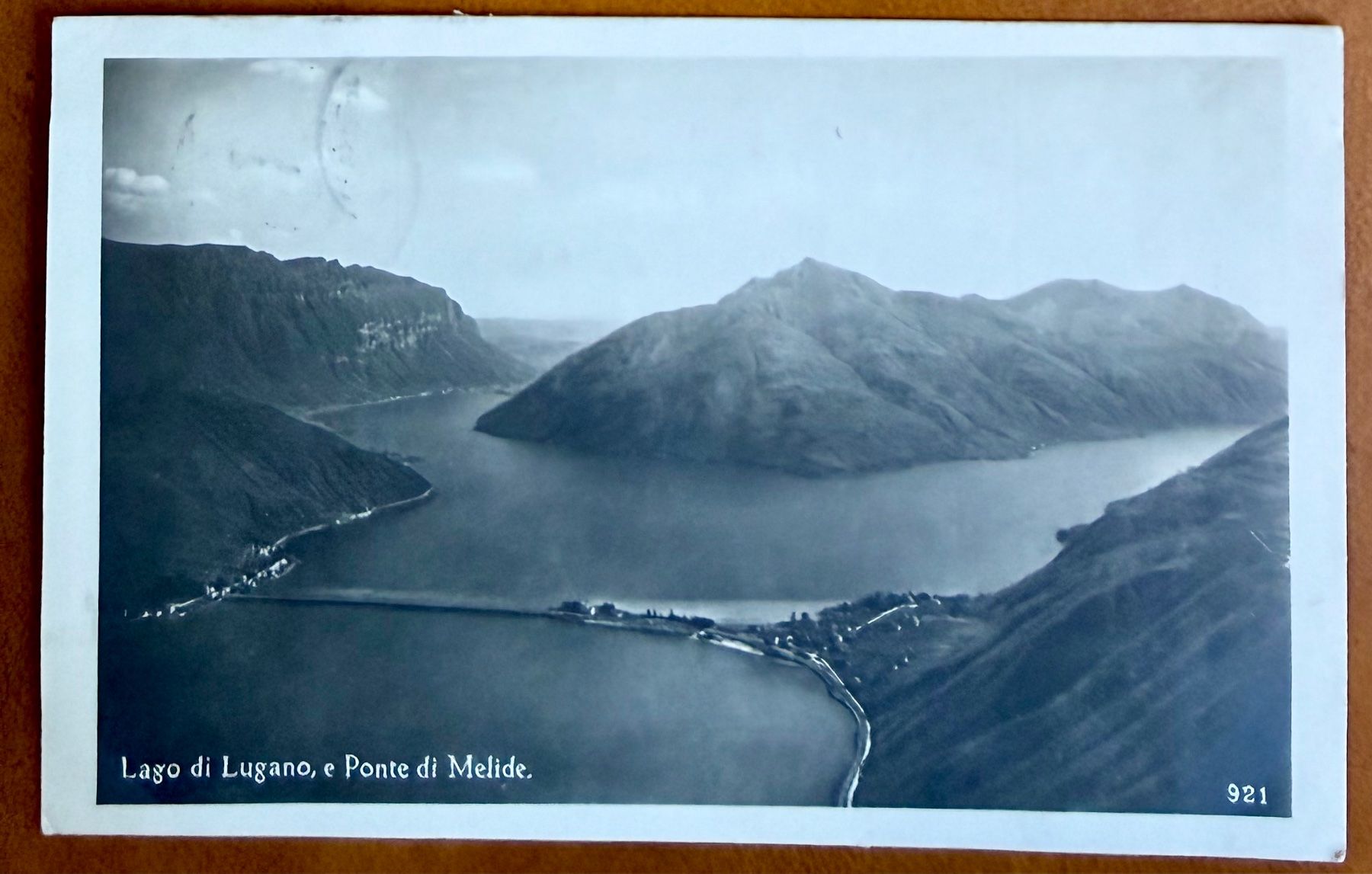 Ansichtskarten: Ponte di Melide -  1924 – Gebraucht aus Lutry von Ediego