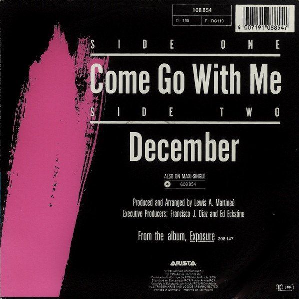 Dischi in vinile: Exposé: Come Go With Me 7" – Usato da Steinhausen venduto da Vilivinili 1