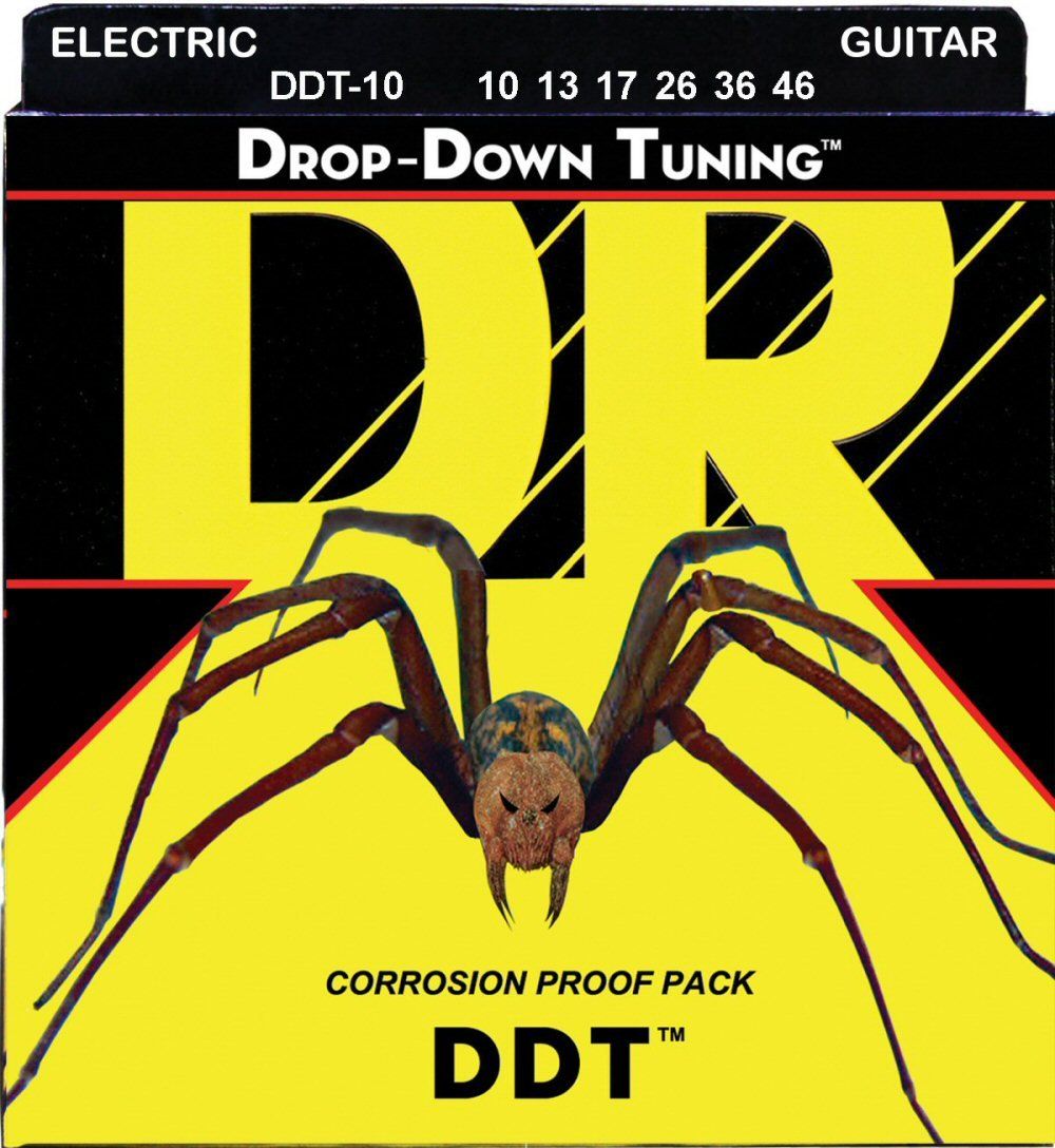 Musikinstrumente: DR Electric Guitar Strings, DDT DropDownTuning 10-46 – Neu und originalverpackt aus Zofingen von Rodeln