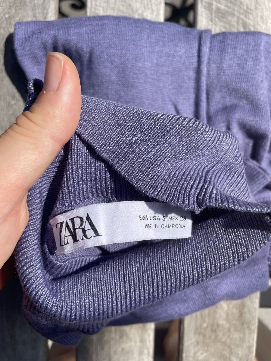 Zara Maglioni & Felpe: Wunderschöner leichter Pullover, Lila/Blau, Grösse S – Nuovo (secondo la descrizione) da Zürich venduto da Carlajimena 2