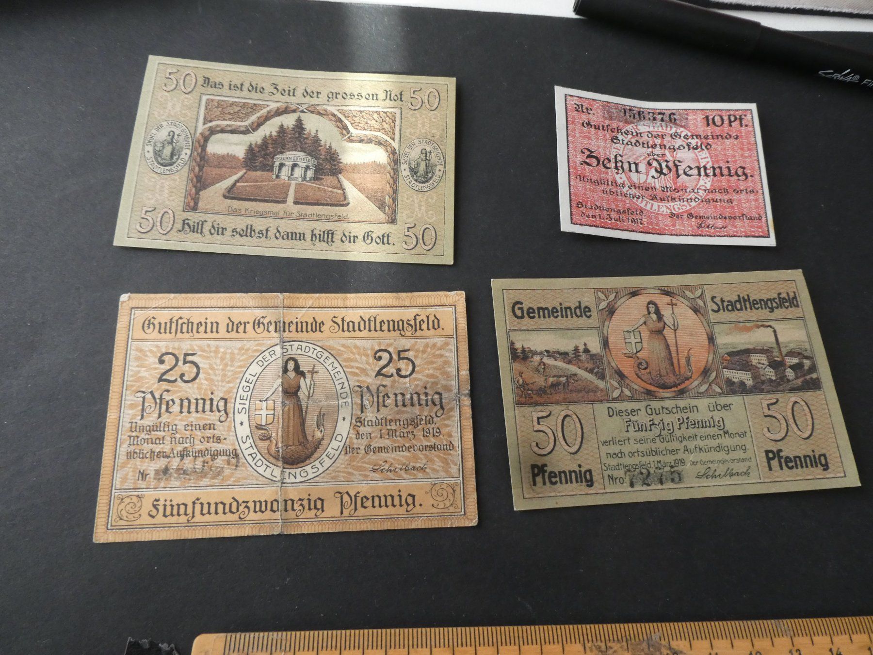 Banconote: Dt. Reich, Stadtlengsfeld - Notgeldscheine – Usato da Hinterforst venduto da Rohusri
