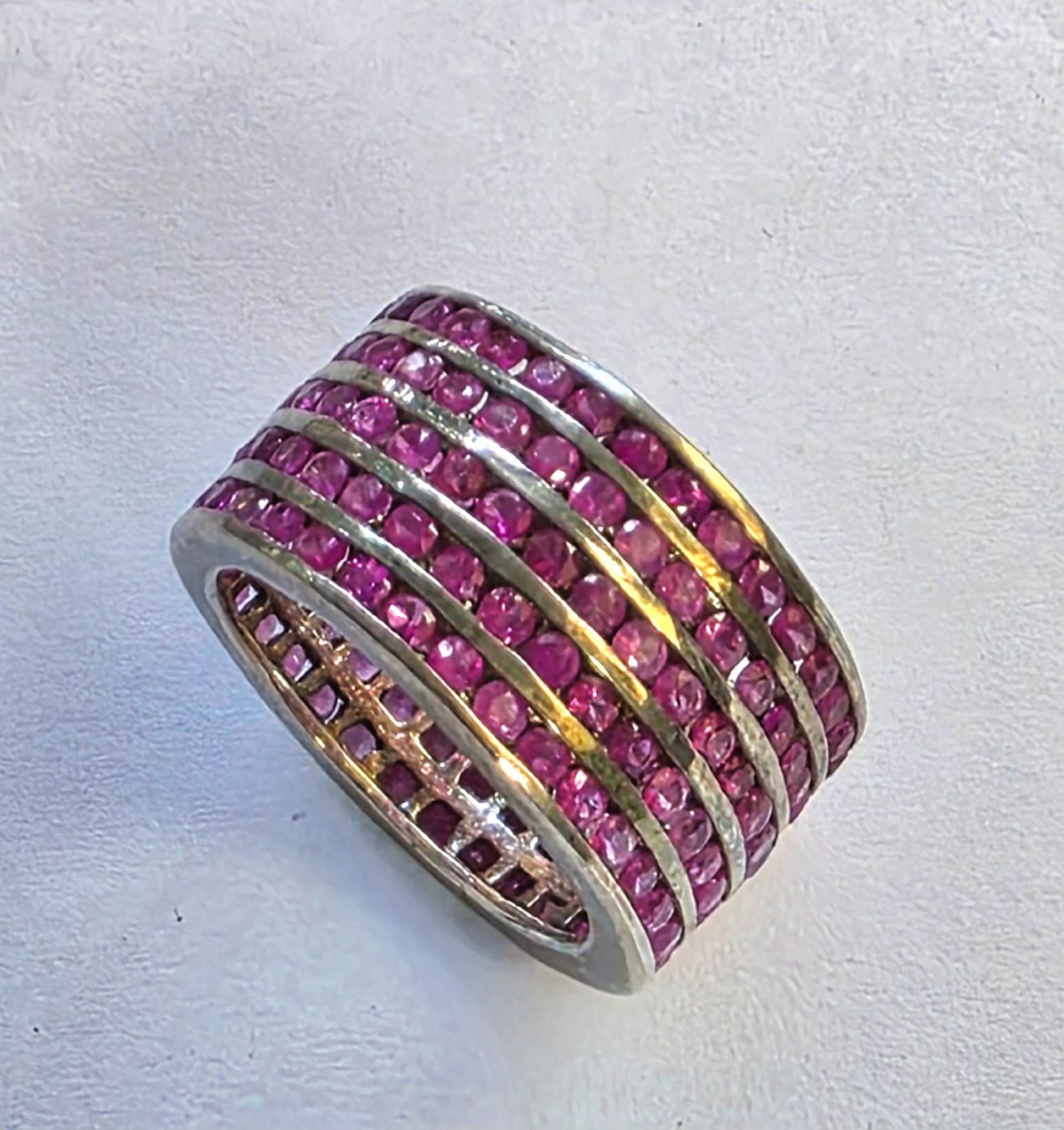 Ringe: Ring Silber mit Rubinbesatz Grösse 58 neu – Neu (gemäss Beschreibung) aus Zürich von ben_mn5h
