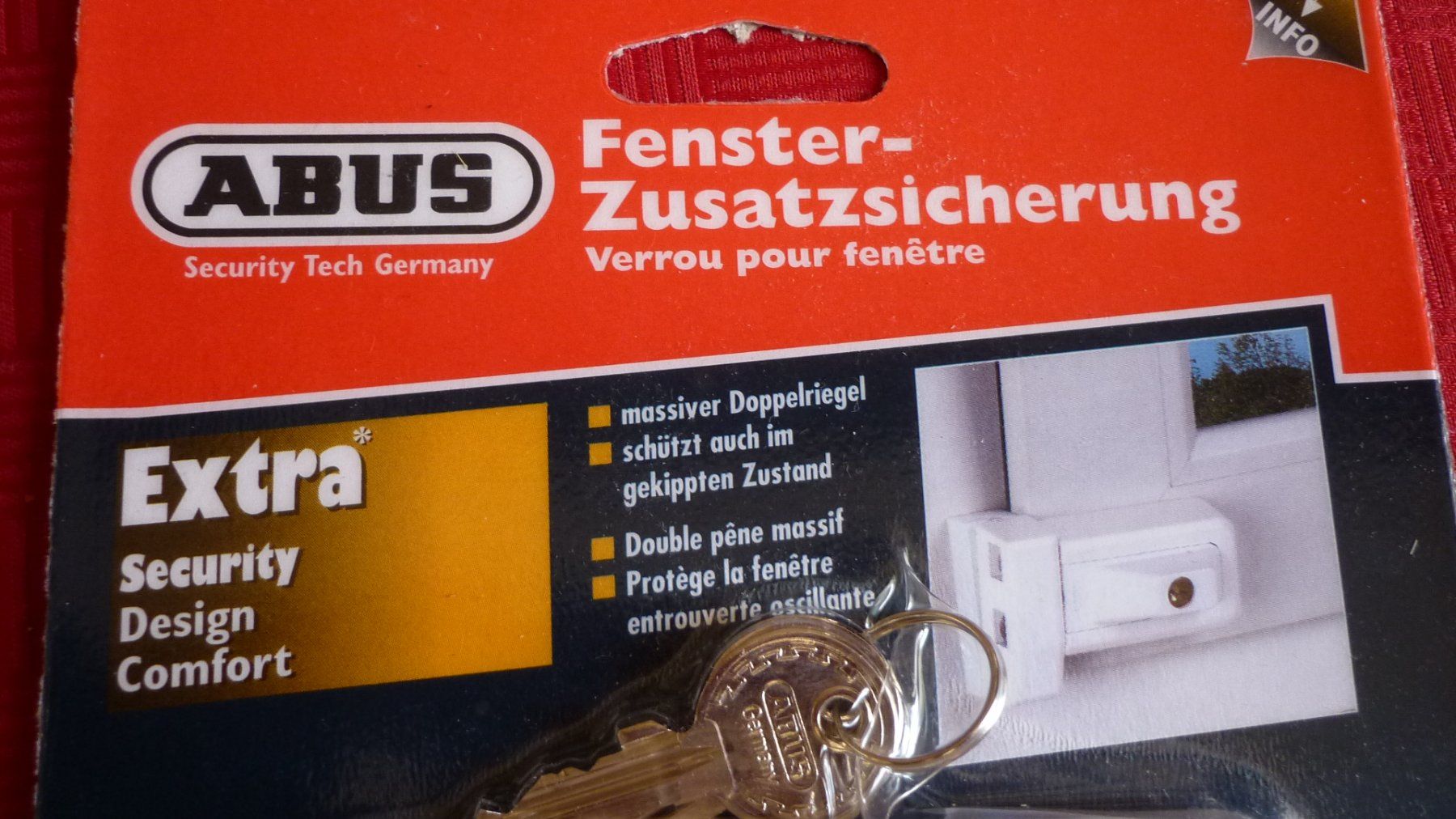 Abus Lucchetti: Abus Fenster-Zusatzsicherung 3030 Neu – Nuovo e nell'imballaggio originale da Zürich venduto da gallienus 1