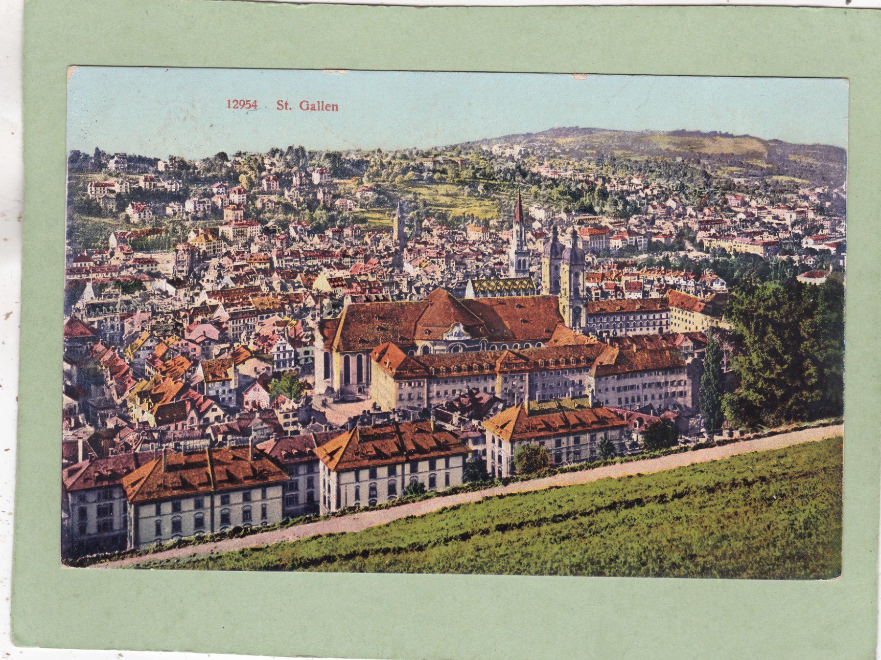 Cartoline postali: St. Gallen 1910 – Usato da Herisau venduto da Lisegrat2008
