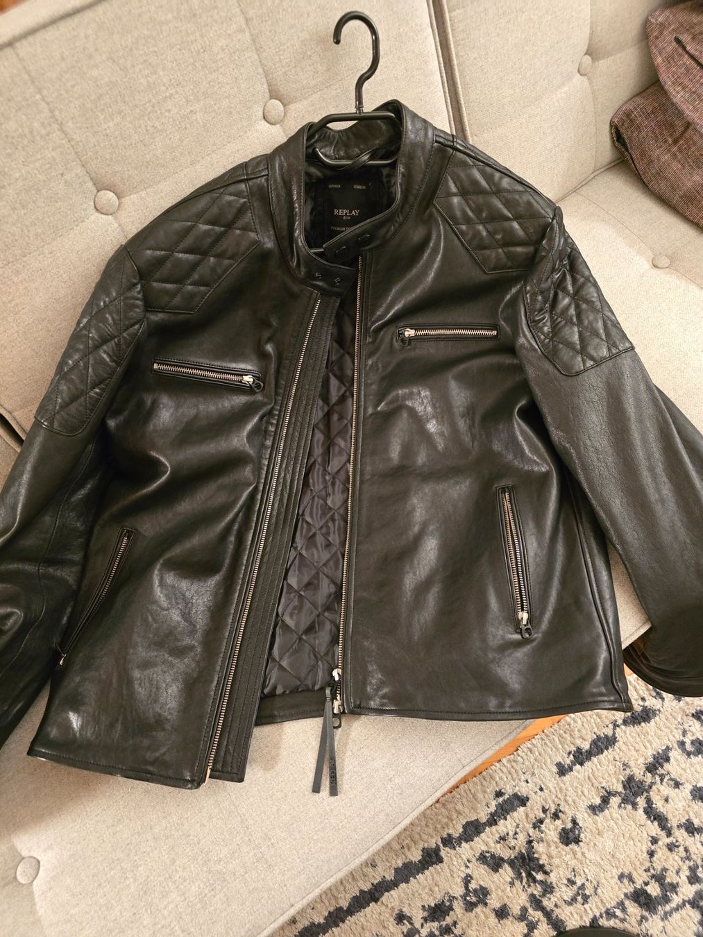 Replay Giacche: Replay premium selection Lederjacke -new – Usato da Gossau SG venduto da Novaforte 2