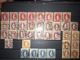 Lot Stehende Helvetia diverse 36Stk.
