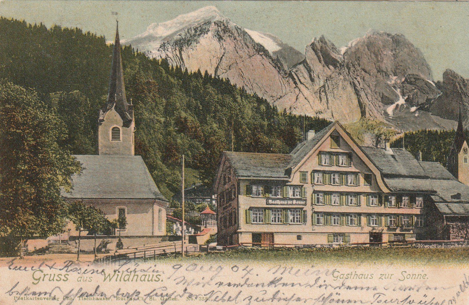 Cartoline postali: Wildhaus – Usato da Rorschacherberg venduto da fratovi2