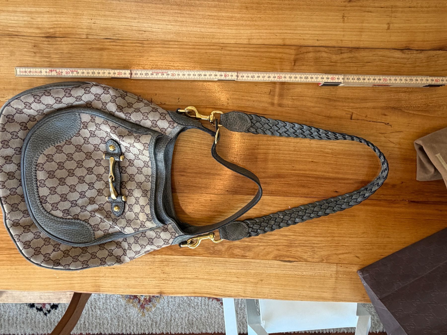 Gucci Sacs femmes: Originale Gucci Handtasche Canvas Leder – D'occasion à Bottighofen par shuser007 9