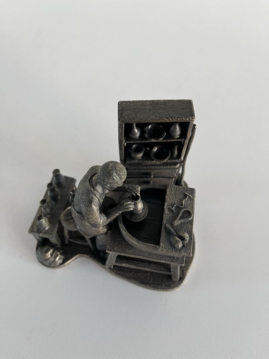 Statuette: Figur aus Zinn – Usato da Wetzikon ZH venduto da seli03 7
