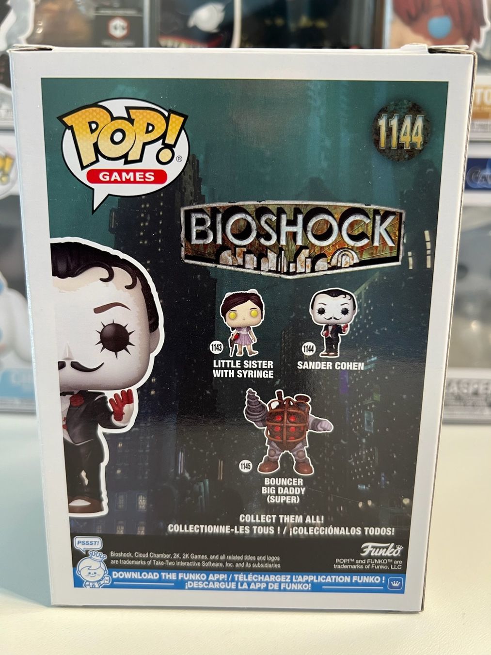 Funko Statuette: Funko POP! Games Bioshock Sander Cohen – Nuovo e nell'imballaggio originale da Le Mouret venduto da perfectbijou 2