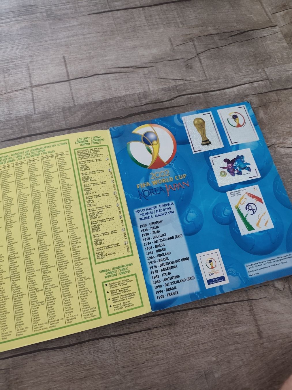 Panini Album: Panini WM 2002 komplett – Usato da Kreuzlingen venduto da m0ritz.sch 1