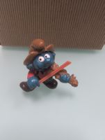 Figurine Schtroumpf musicien avec violon, 
