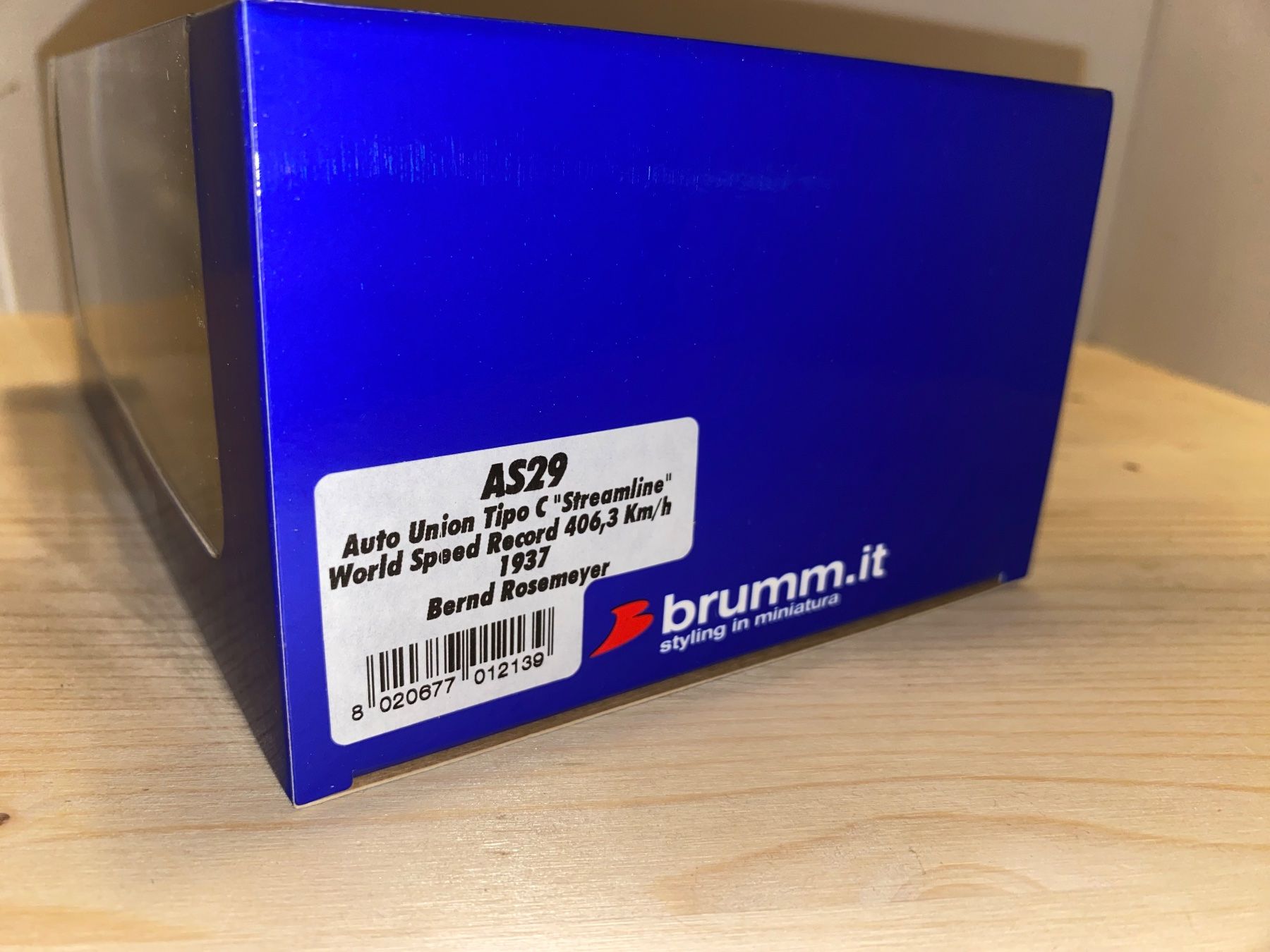 Audi Modellautos: Auto Union Typ C Streamline 1/43 Speed Record B. Rosemeyer – Neu und originalverpackt aus Wohlen AG von PrivatSammlung 3