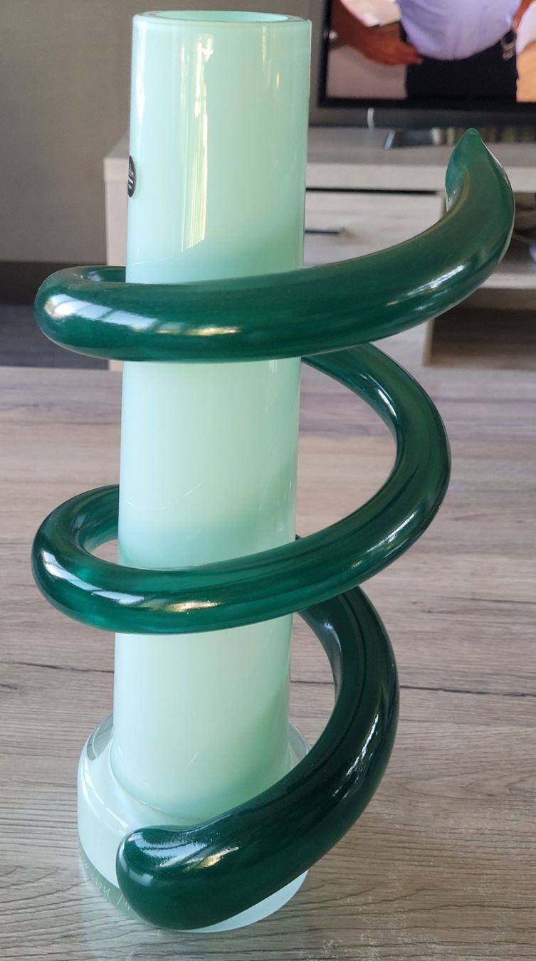 Rosenthal Vasi & Recipienti: Glasvase Rosenthal Wachstumsspirale – Nuovo (secondo la descrizione) da Zürich venduto da Engel620 1