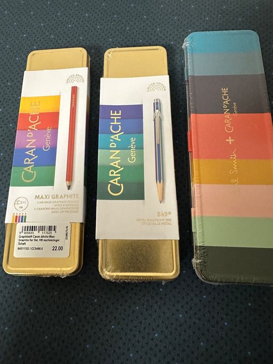 Caran Dache NEOCOLOR II Aquarell Buntstift – PAYNES Grau, Vorgeschärft Für Kreative Kunstprojekte