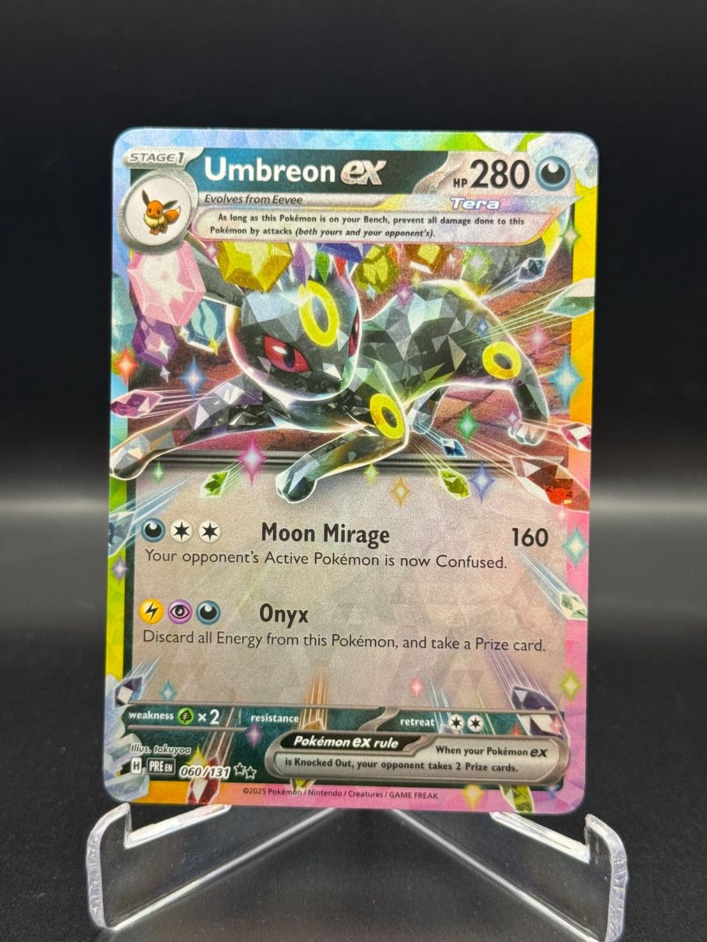 Pokémon Sammelbilder & Trading cards: Umbreon ex (PRE 060) – Gebraucht aus Birmensdorf ZH von SnorlaxMail