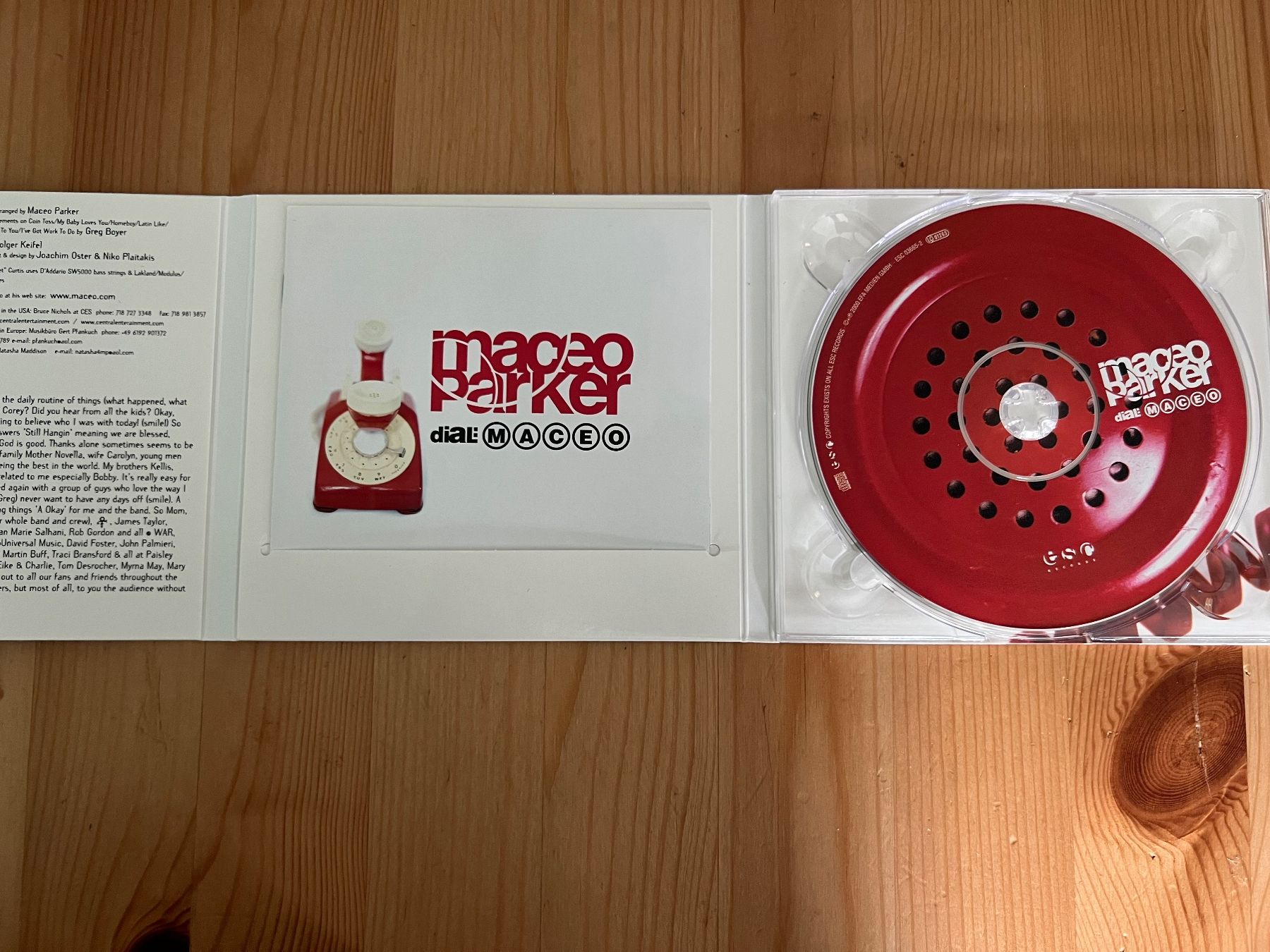 CD: Maceo Parker – Dial: Maceo – Usato da st.gallen venduto da sophiephie 1