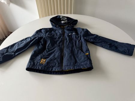 Übergangsjacke Gr. 116 Navy blau