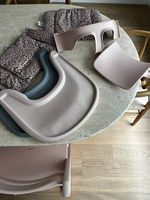 STOKKE Original Tisch und Sitz mit Etsy Cover und Polster