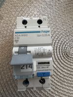Hager Fehlerstromschutzschalter ADA 910C C10 0.03A