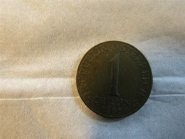 Münze Österreich 1 Schilling 1966                    (Nr.11)