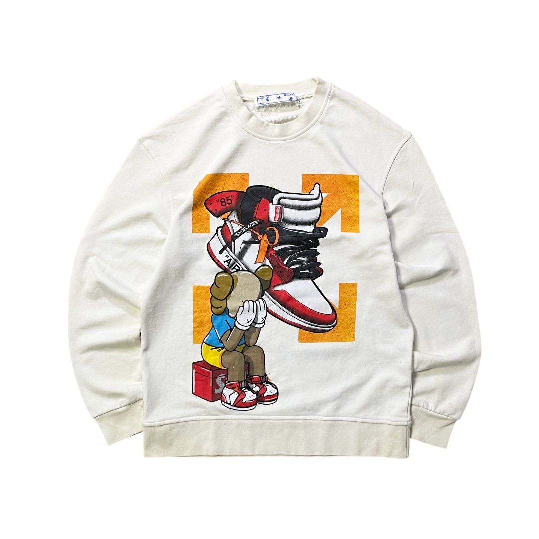 Off-White Maglioni & Felpe: Off-White X Kaws Sweatshirt (M) – Usato da Chamoson venduto da Sapoloshop