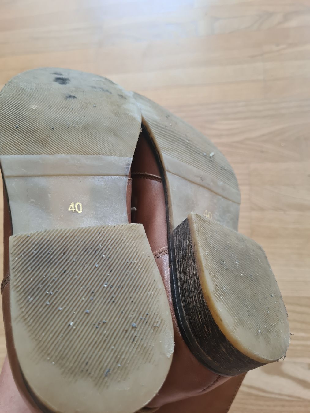 Scarpe da donna: Stiefeletten, Leder, cognac, gr. 40 – Usato da Steinhausen venduto da MilaB 6
