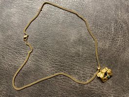 Goldnugget aus Australien als Halskette Schmuck