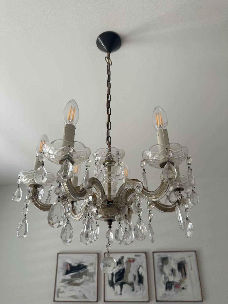 Lampadari & plafoniere: Kristall Deckenleuchter  – Usato da Chur venduto da Monbijou26