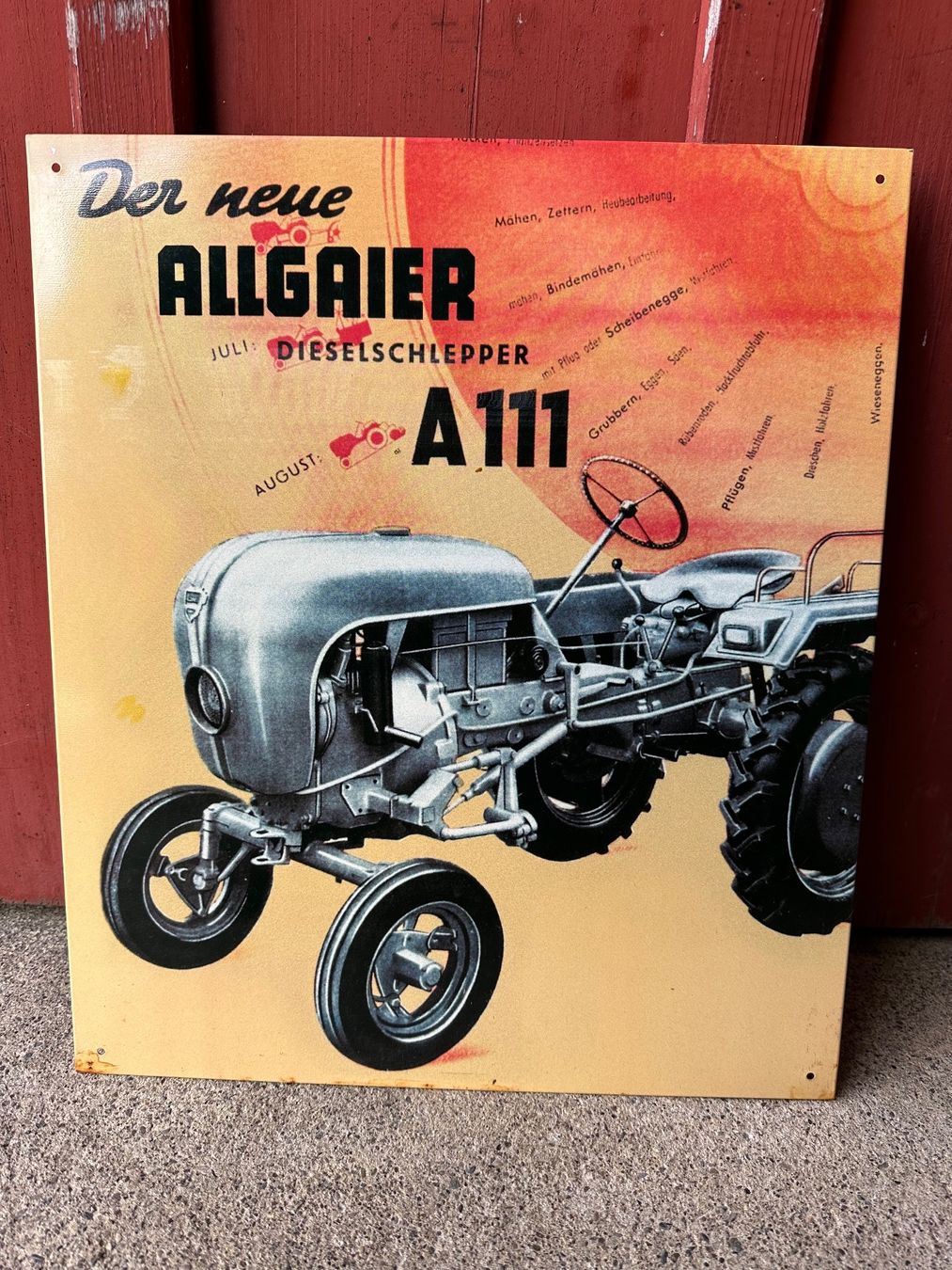 Insegne: Allgaier Traktor diesel schlepper a111 Oldtimer classic – Nuovo (secondo la descrizione) da Reinach AG venduto da rares75