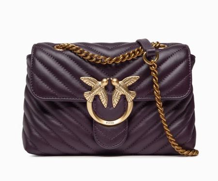 PINKO Handtasche Love Mini Lady Puff Chevronschrieb