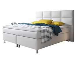 Boxspringbett 180x200 KL Weiss Doppelbett Bett Hotelbett