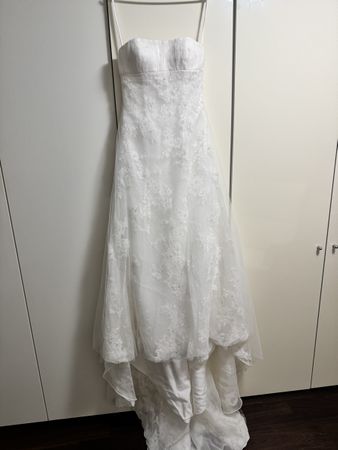 Brautkleid Weiss Grösse 36 Spitzenkleid neuwertig