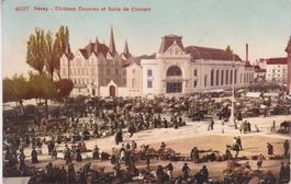 VEVEY - Château Couvreuses et Salle de Concert.1909