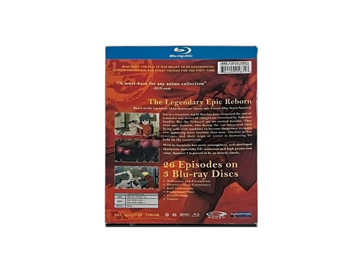 Tutti i DVDs: Samurai 7 - Complete Series auf Blu-ray - US Code 1 NTSC – Usato da Luzern venduto da woti-shop 1