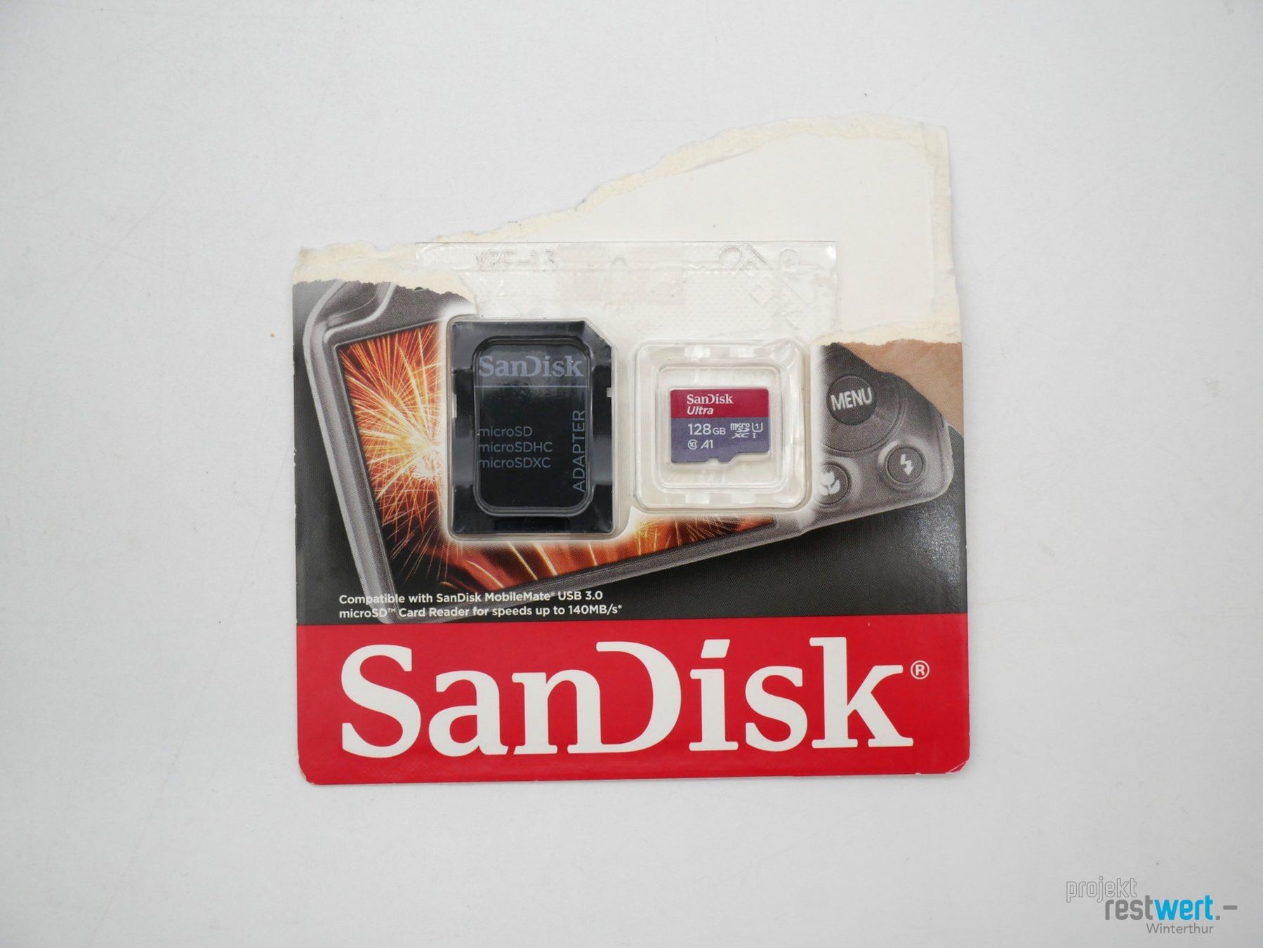Sandisk Schede di memoria: SANDISK Ultra microSD mit SD-Adapter – Nuovo (secondo la descrizione) da Winterthur venduto da Restwert_Winterthur