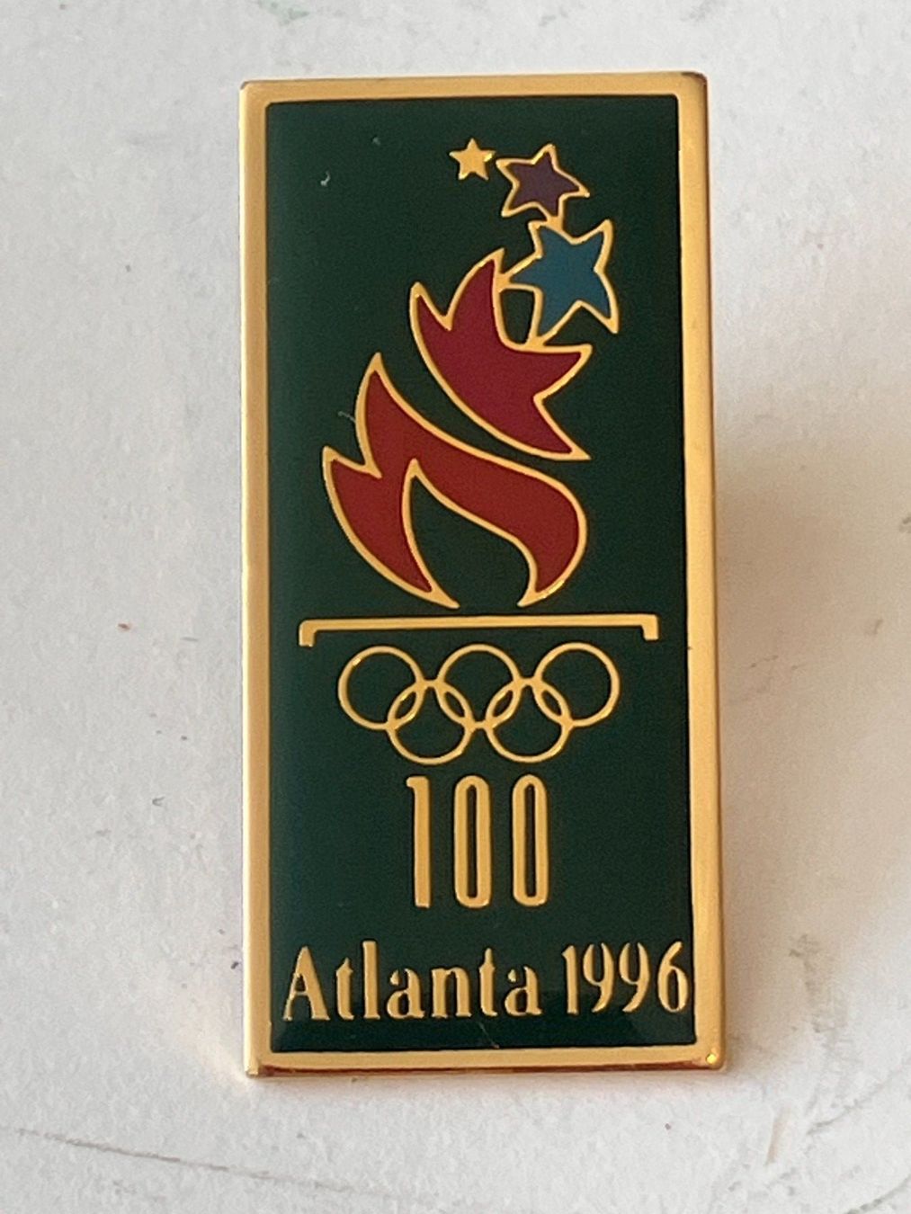 Placchette & Badge: 1 Pin Atlanta 1996 Olympia – Usato da Basel venduto da djwwpp