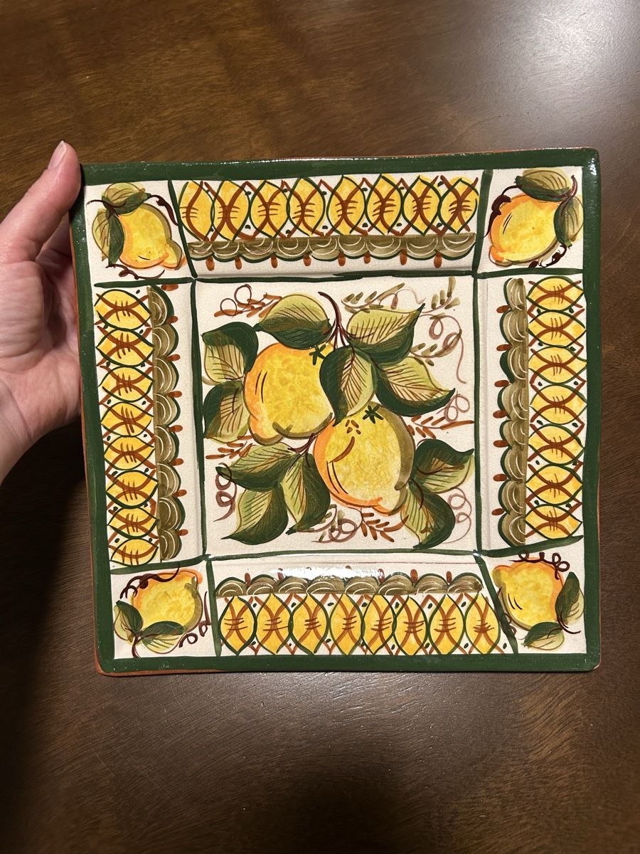 Piatti: Assiette céramique citron 🍋 – Nuovo (secondo la descrizione) da Perroy venduto da MR6.
