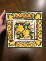 Assiette céramique citron 🍋