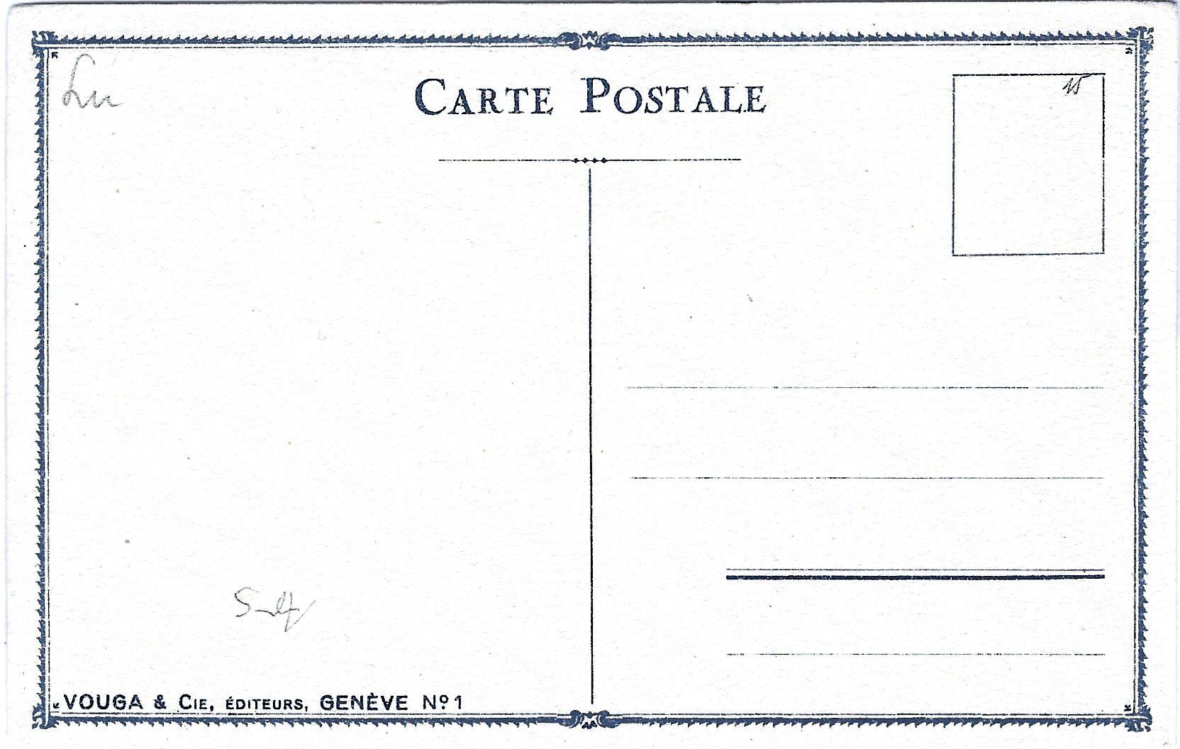 Cartoline postali: 5 Künstler-Postkarten  von  Genf – Usato da Bütschwil venduto da Jackson1A 1