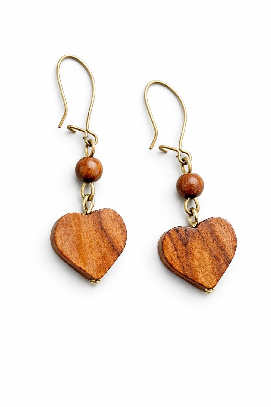 Orecchini pendenti & Orecchini a lobo: Holz Ohrringe Herz Boho – Nuovo (secondo la descrizione) da Fully venduto da VaneaSelection
