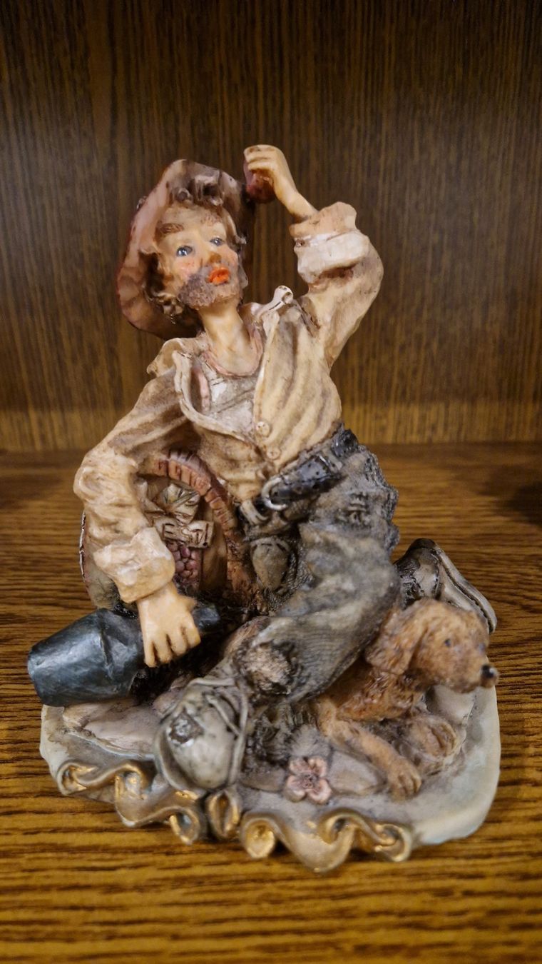 Statuette: Dekorationsfigur Clochard – Usato da Gretzenbach venduto da swisssanuk