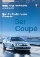 VERKAUFSUNTERLAGEN | 3ER BMW COUPÉ - TYP E46 | AB 02.1999