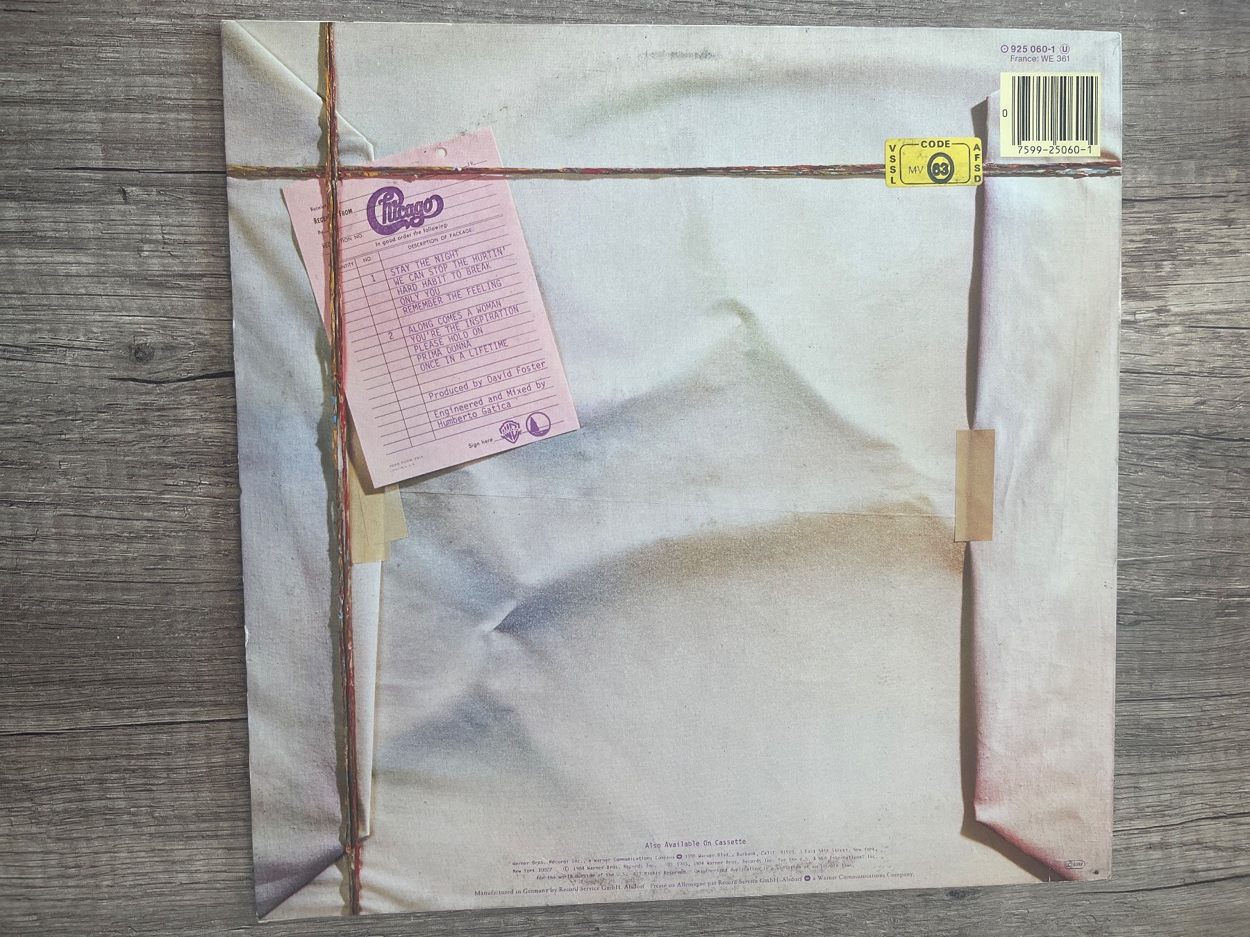 Dischi in vinile: A852/Chicago 17 – Usato da Frutigen venduto da Philippe_jsp 1