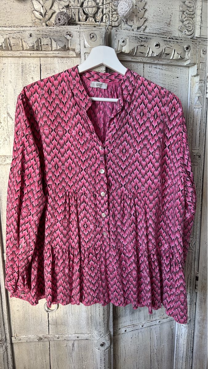 Camicette: Bluse IPSY pink Muster Grösse M – Usato da Buchs ZH venduto da Speedy01037